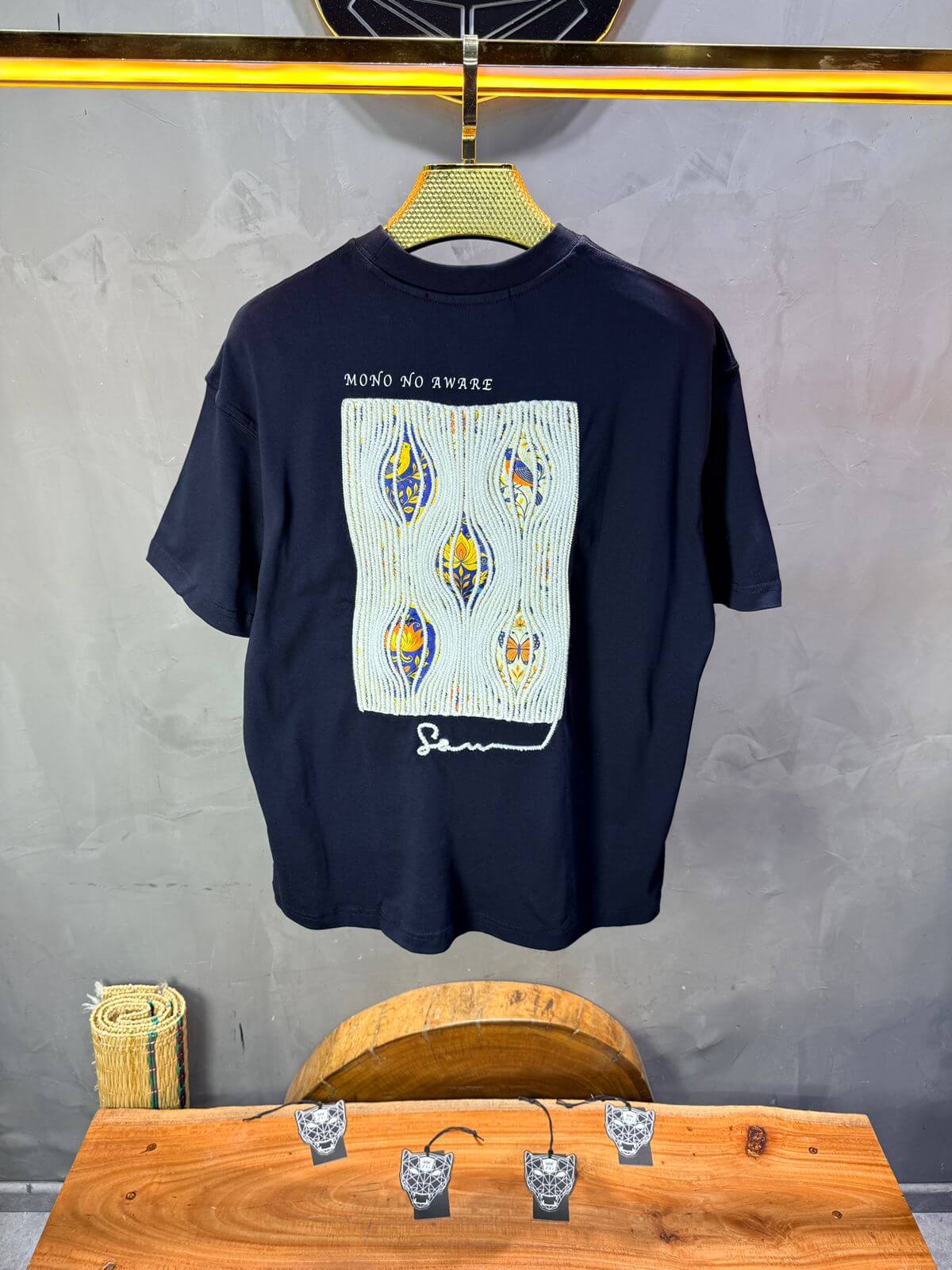 T-Shirt Oversize Navy blue Urbanity 5120