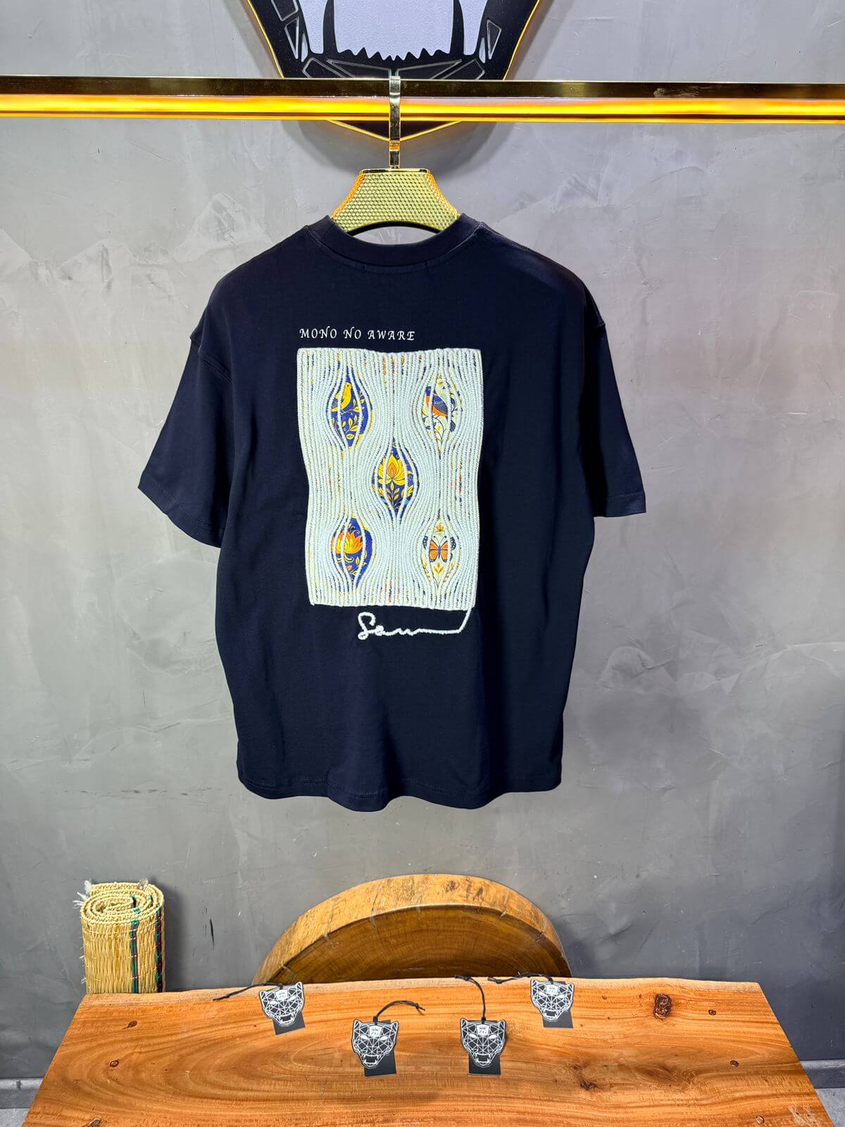 T-Shirt Oversize Navy blue Urbanity 5120