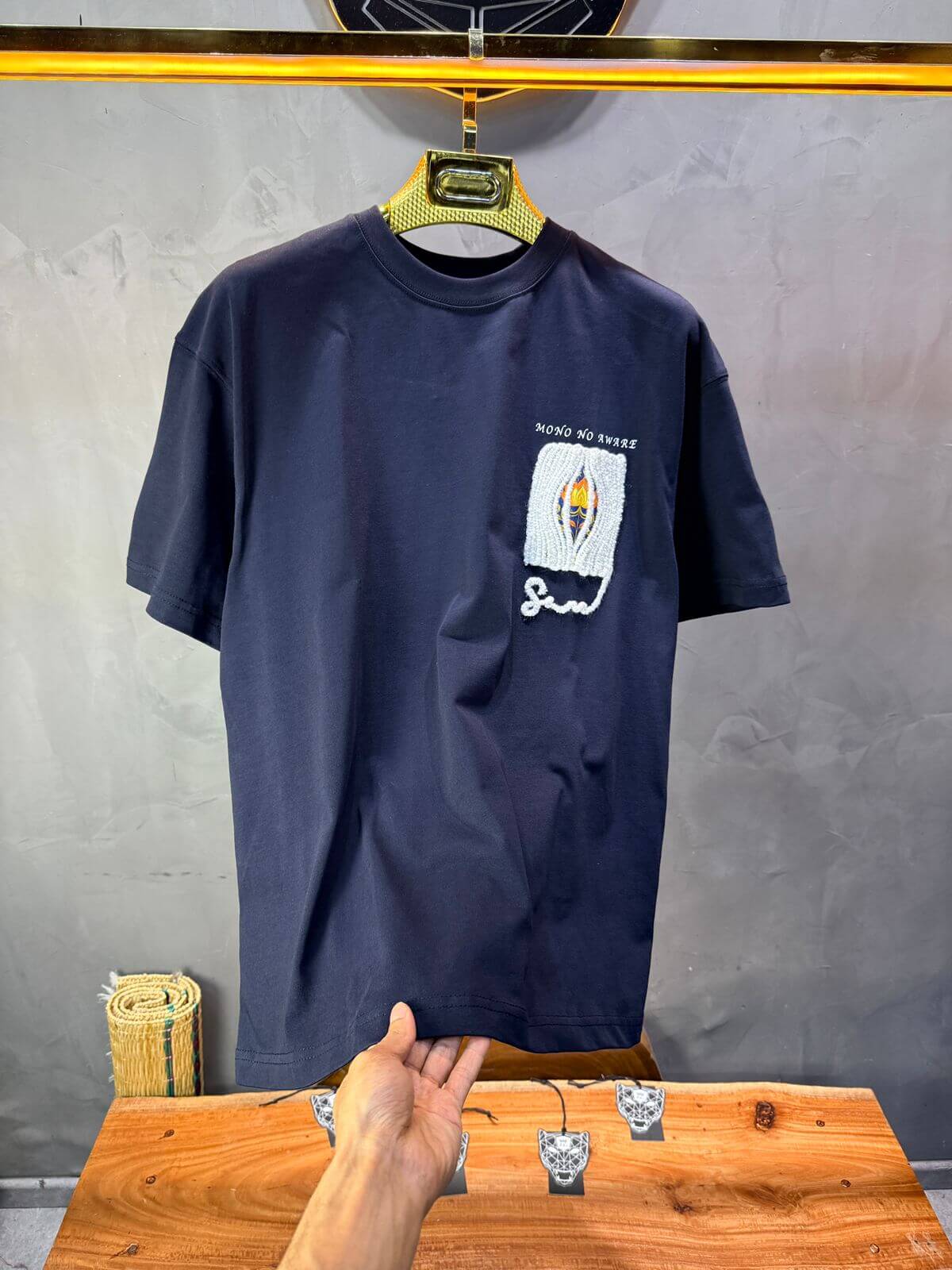 T-Shirt Oversize Navy blue Urbanity 5120