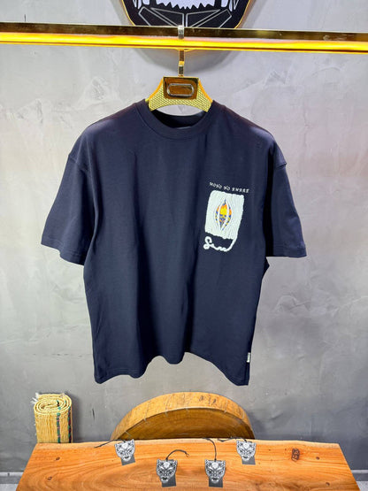 T-Shirt Oversize Navy blue Urbanity 5120