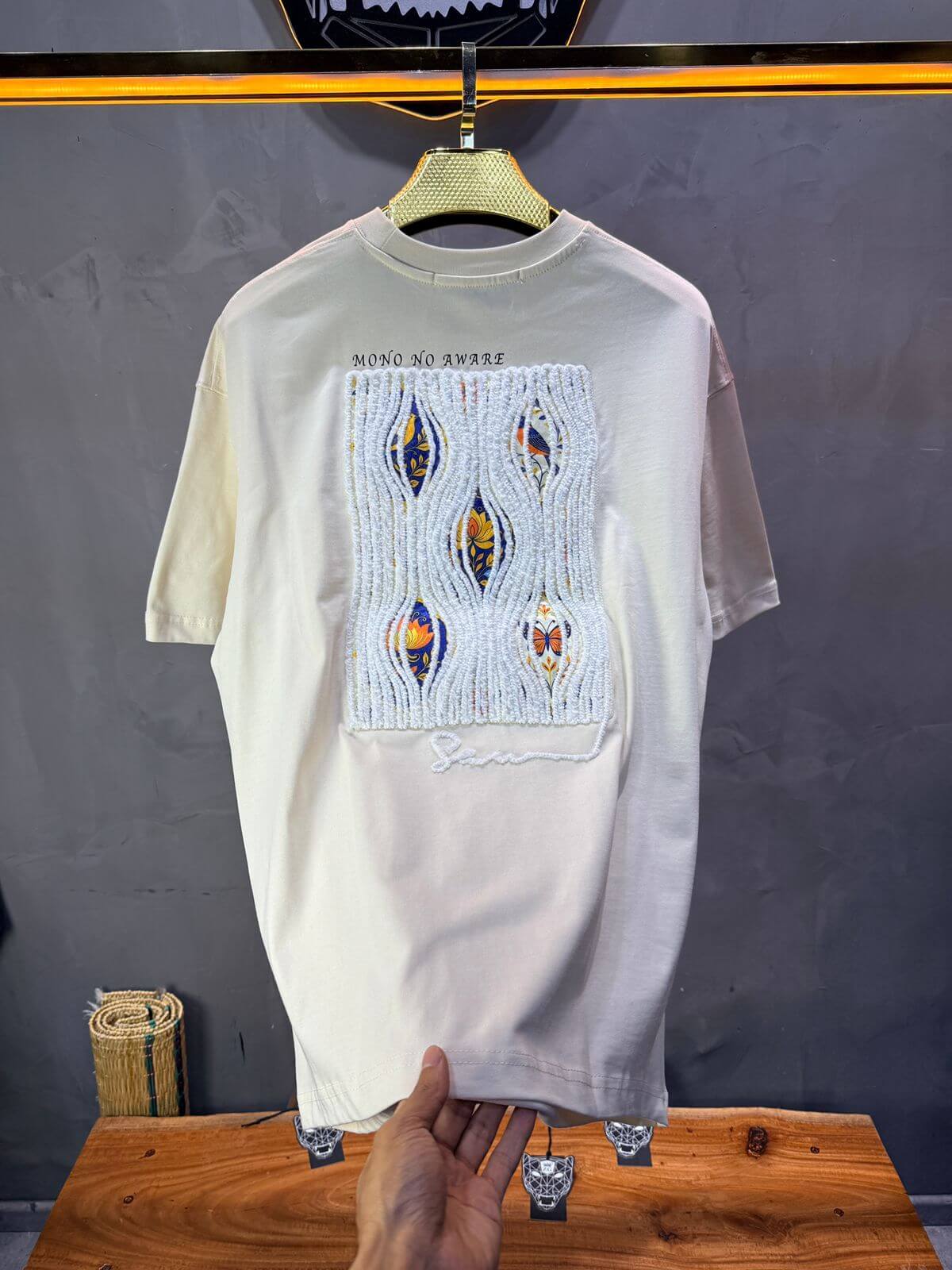 T-Shirt Oversize Beige Urbanity 5120