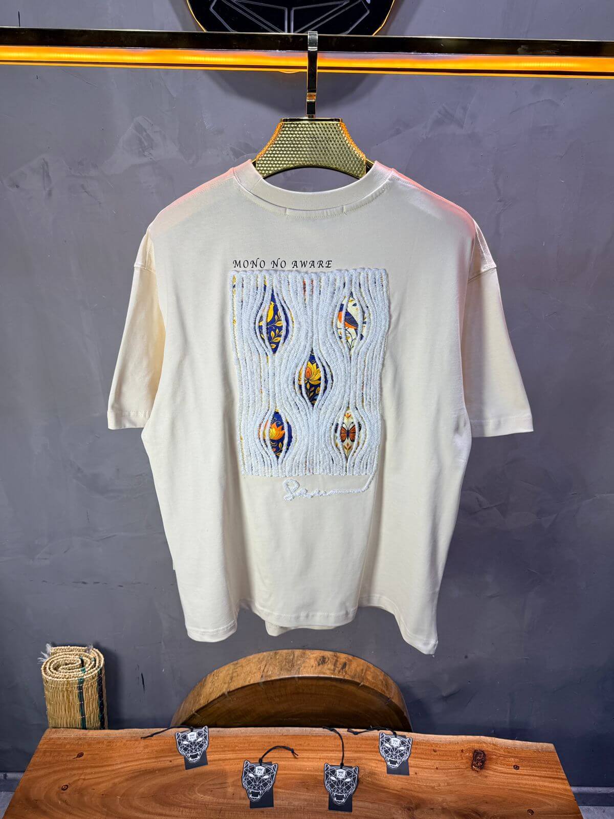 T-Shirt Oversize Beige Urbanity 5120