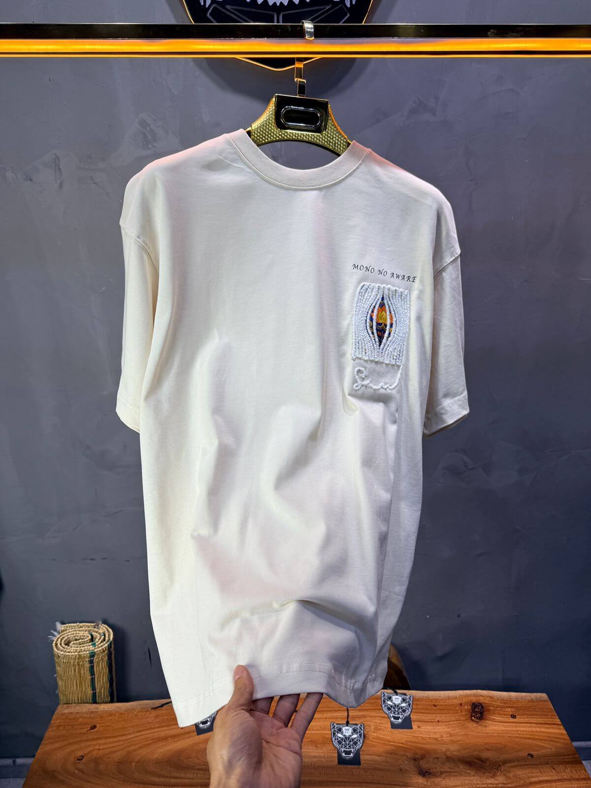 T-Shirt Oversize Beige Urbanity 5120