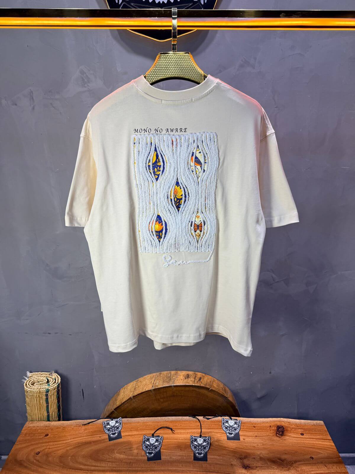 T-Shirt Oversize Beige Urbanity 5120