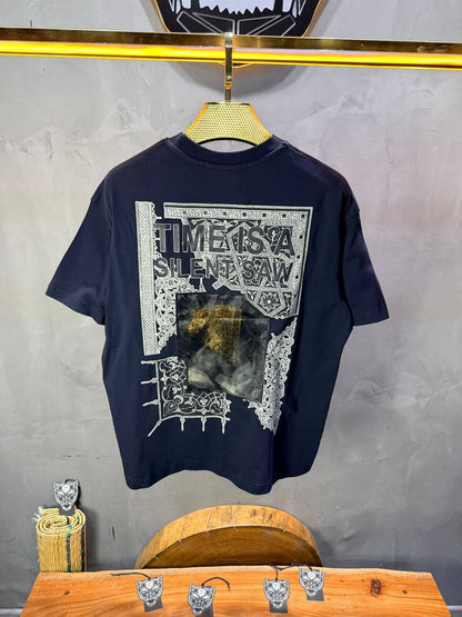T-Shirt Oversize Blue navy Urbanity 5101