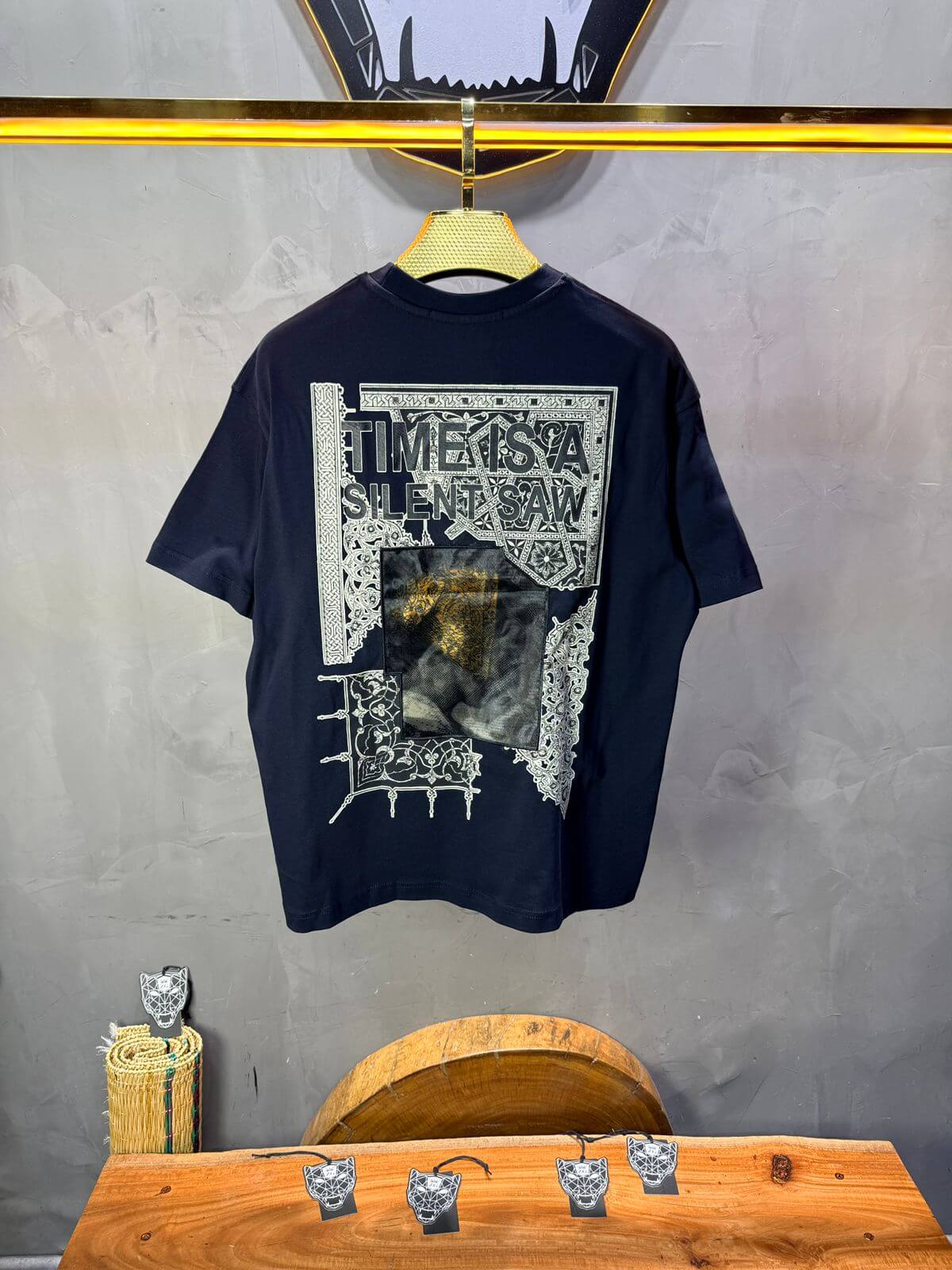 T-Shirt Oversize Blue navy Urbanity 5101