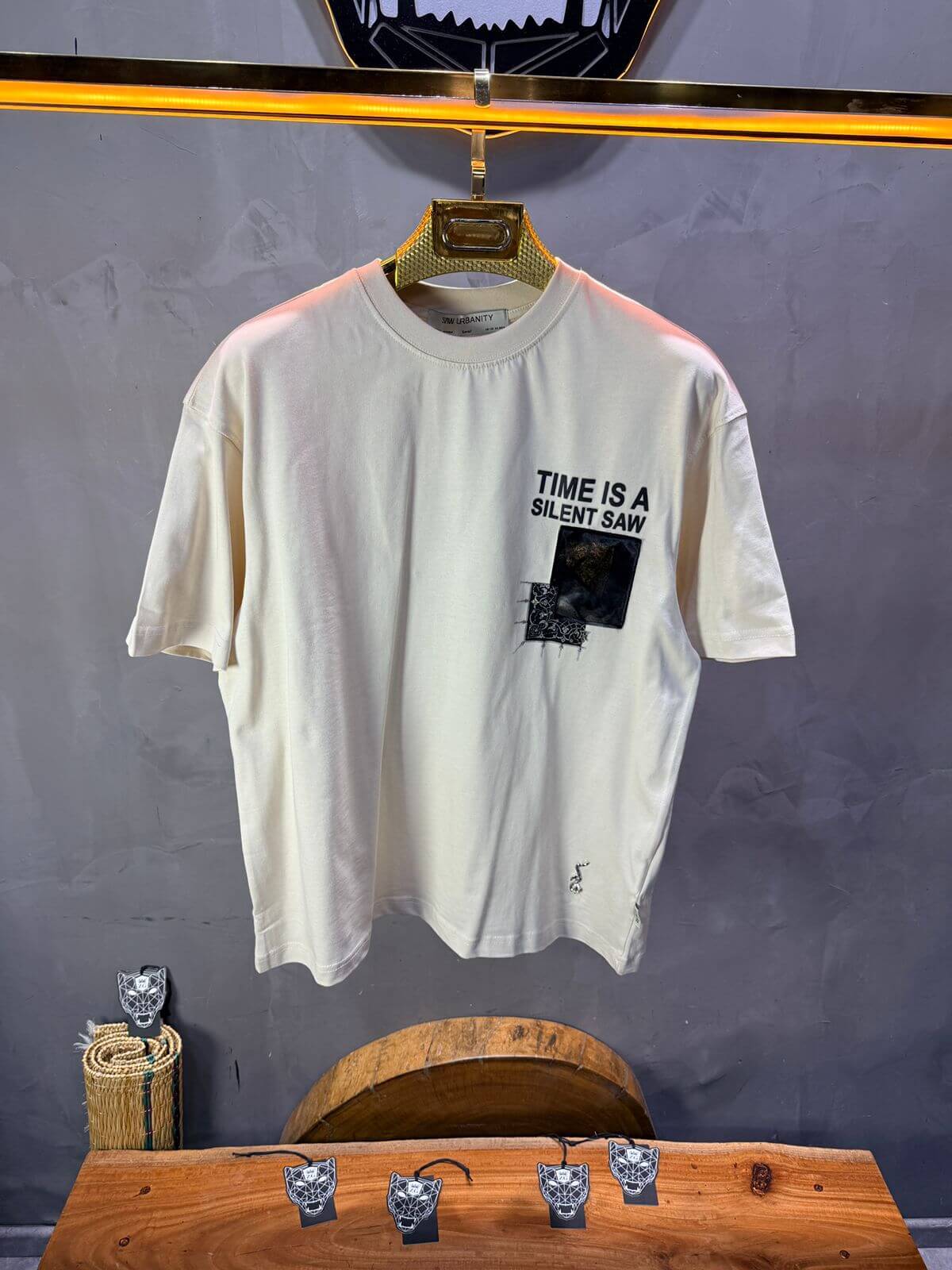 T-Shirt Oversize Beige Urbanity 5101