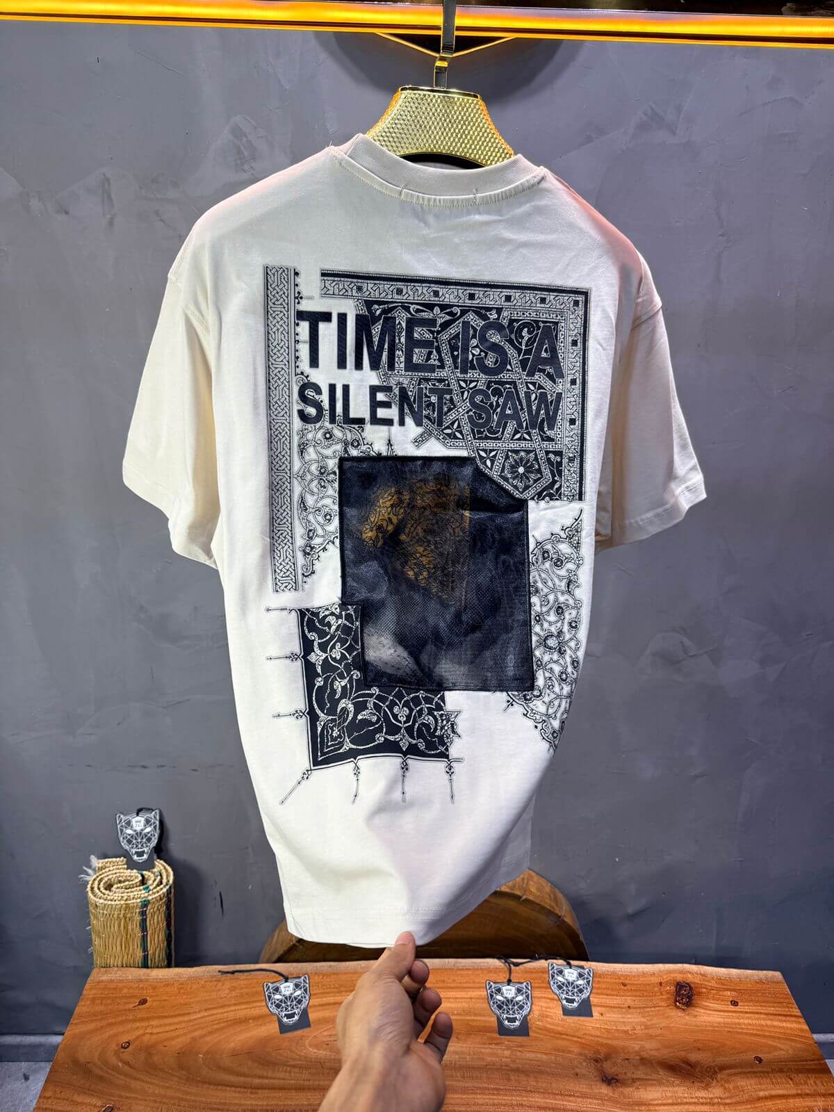 T-Shirt Oversize Beige Urbanity 5101
