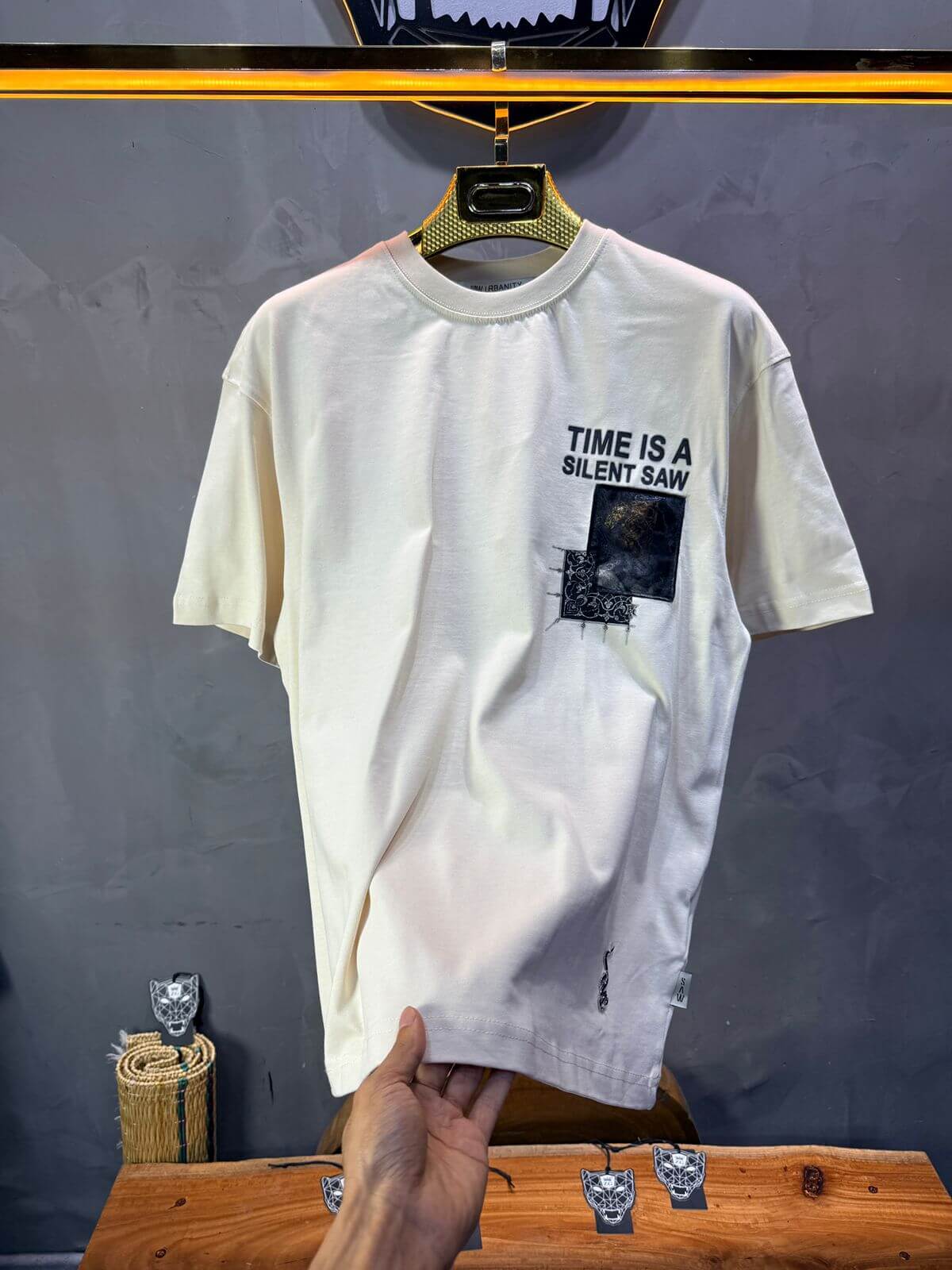 T-Shirt Oversize Beige Urbanity 5101