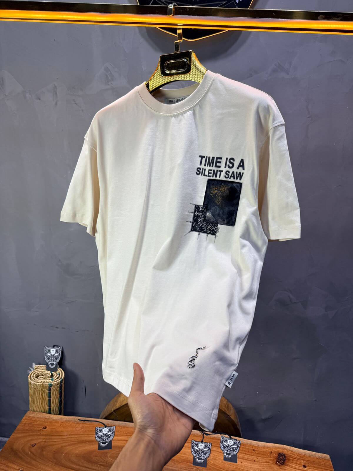 T-Shirt Oversize Beige Urbanity 5101