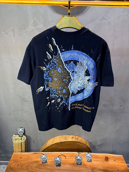 T-shirt Oversize Navy Blue 5127