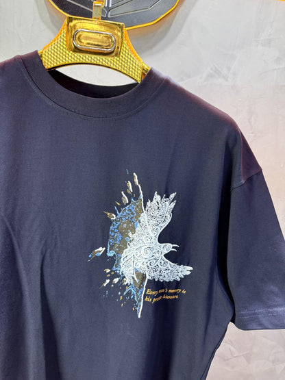 T-shirt Oversize Navy Blue 5127