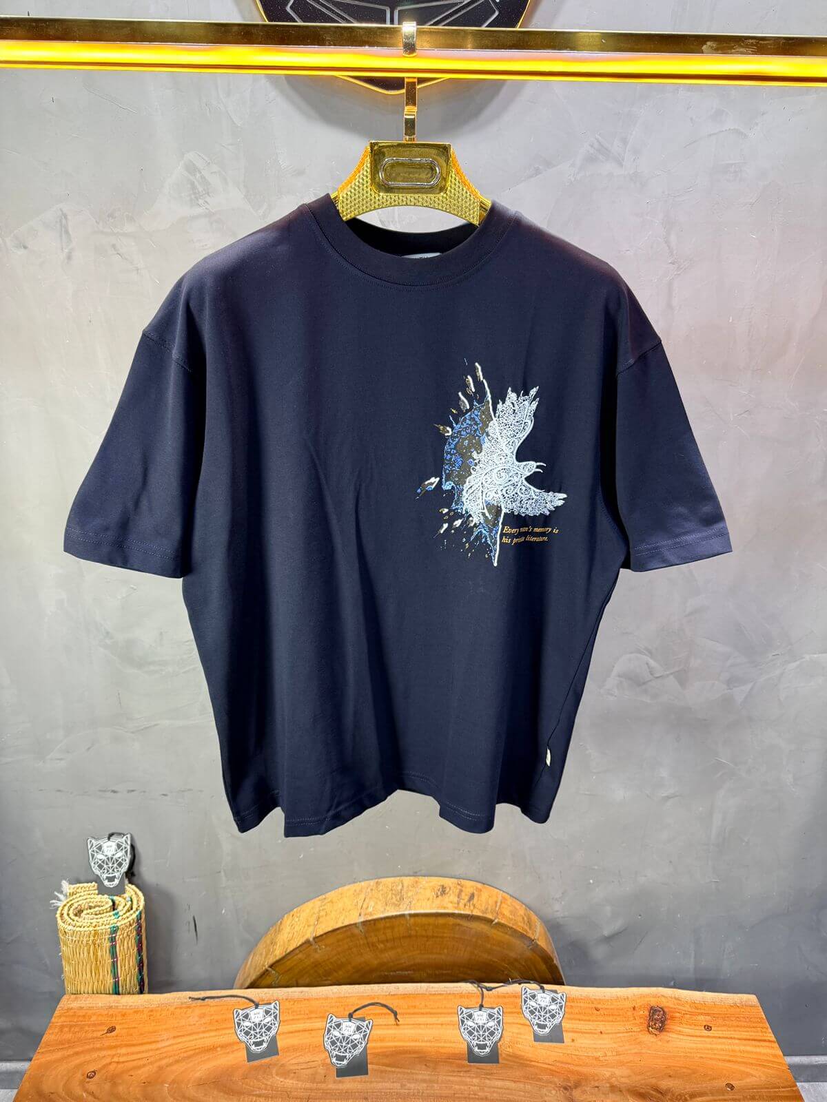 T-shirt Oversize Navy Blue 5127