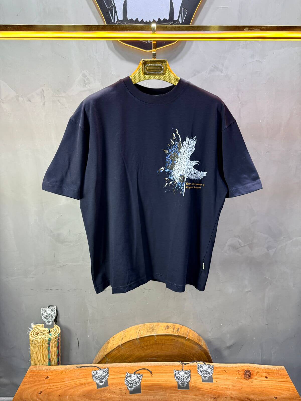 T-shirt Oversize Navy Blue 5127