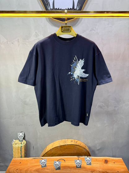 T-shirt Oversize Navy Blue 5127