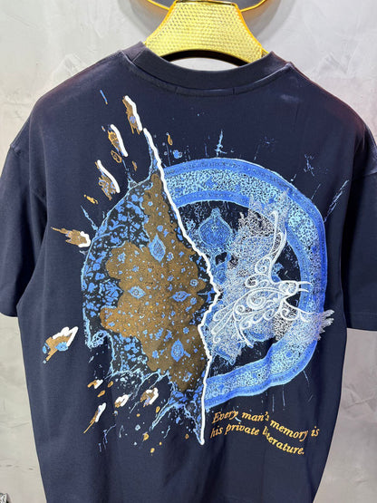 T-shirt Oversize Navy Blue 5127