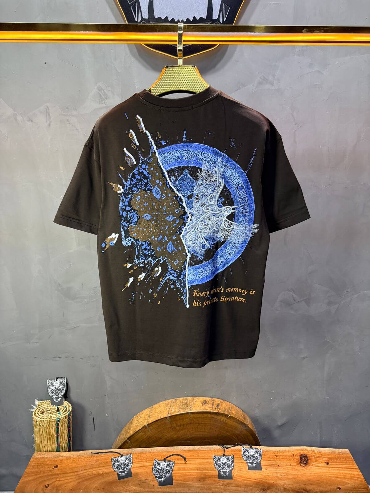 T-shirt Oversize Brown 5127
