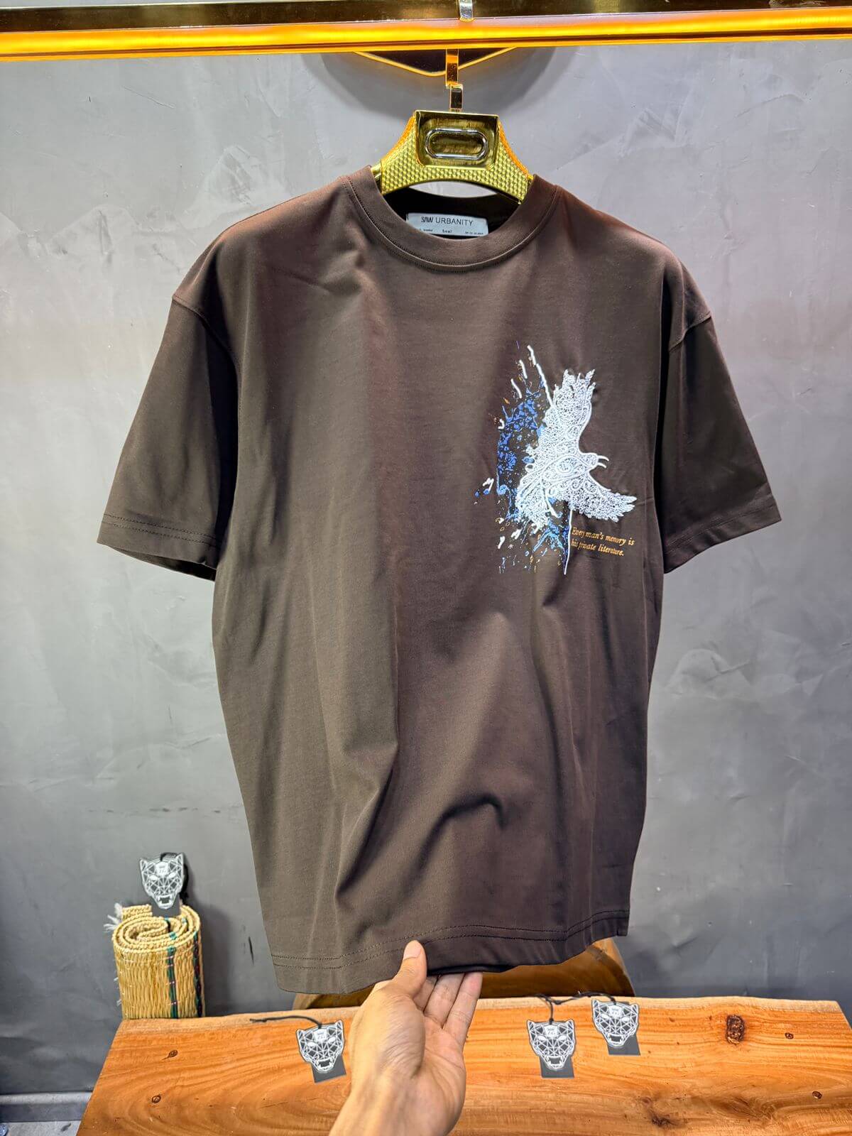 T-shirt Oversize Brown 5127