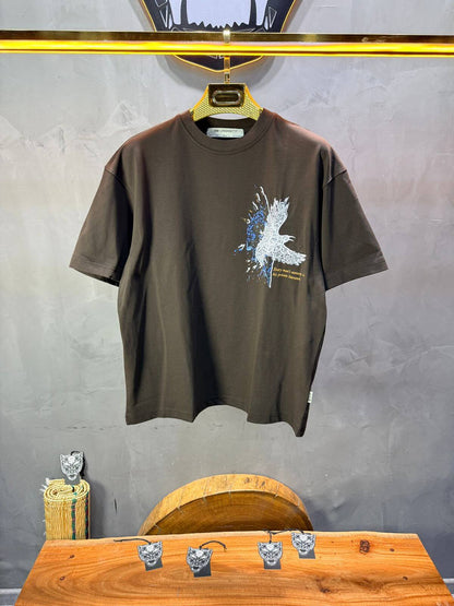 T-shirt Oversize Brown 5127