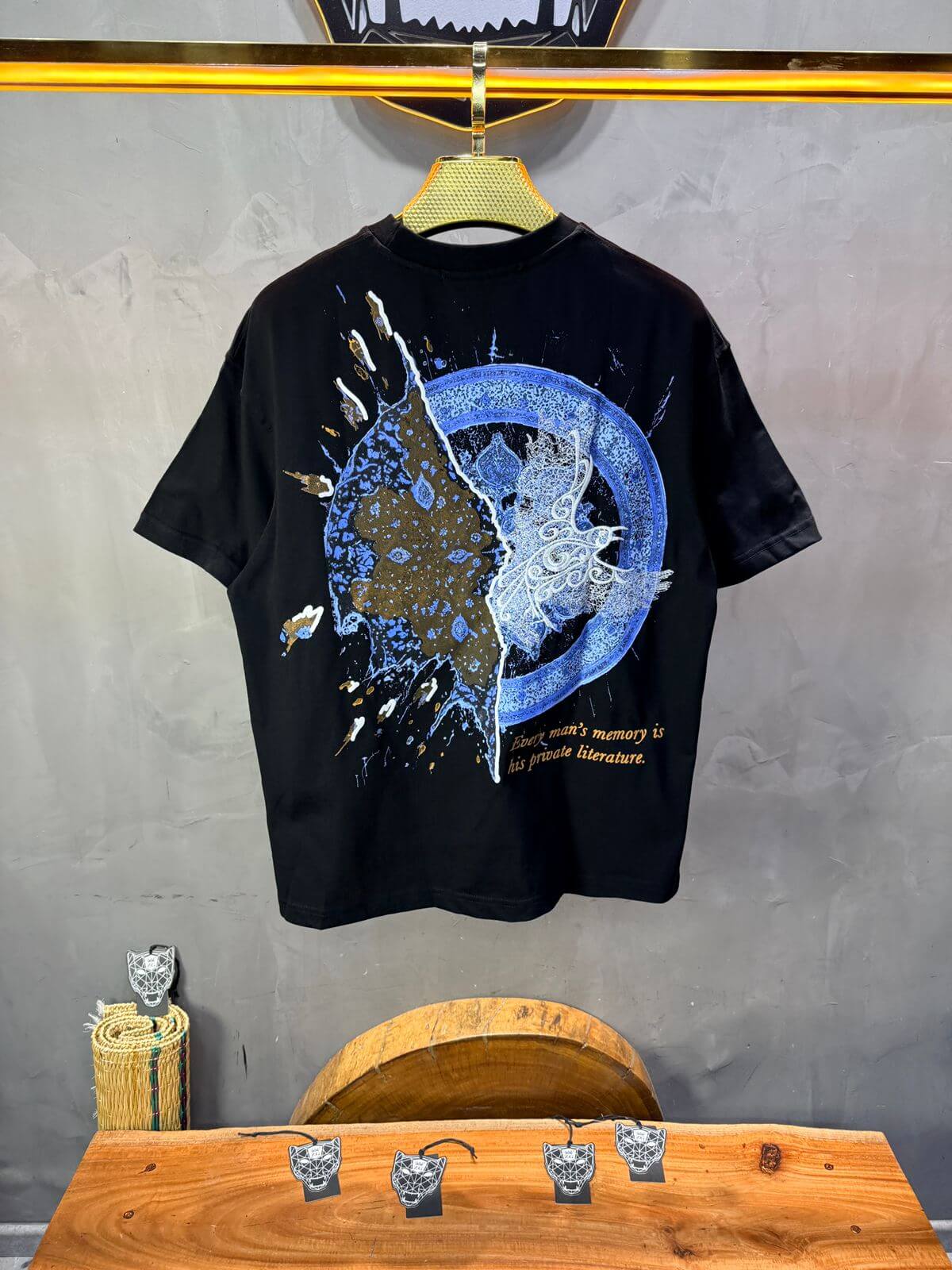 T-shirt Oversize Noir 5127