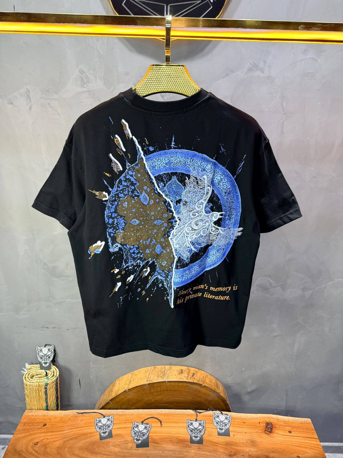 T-shirt Oversize Noir 5127