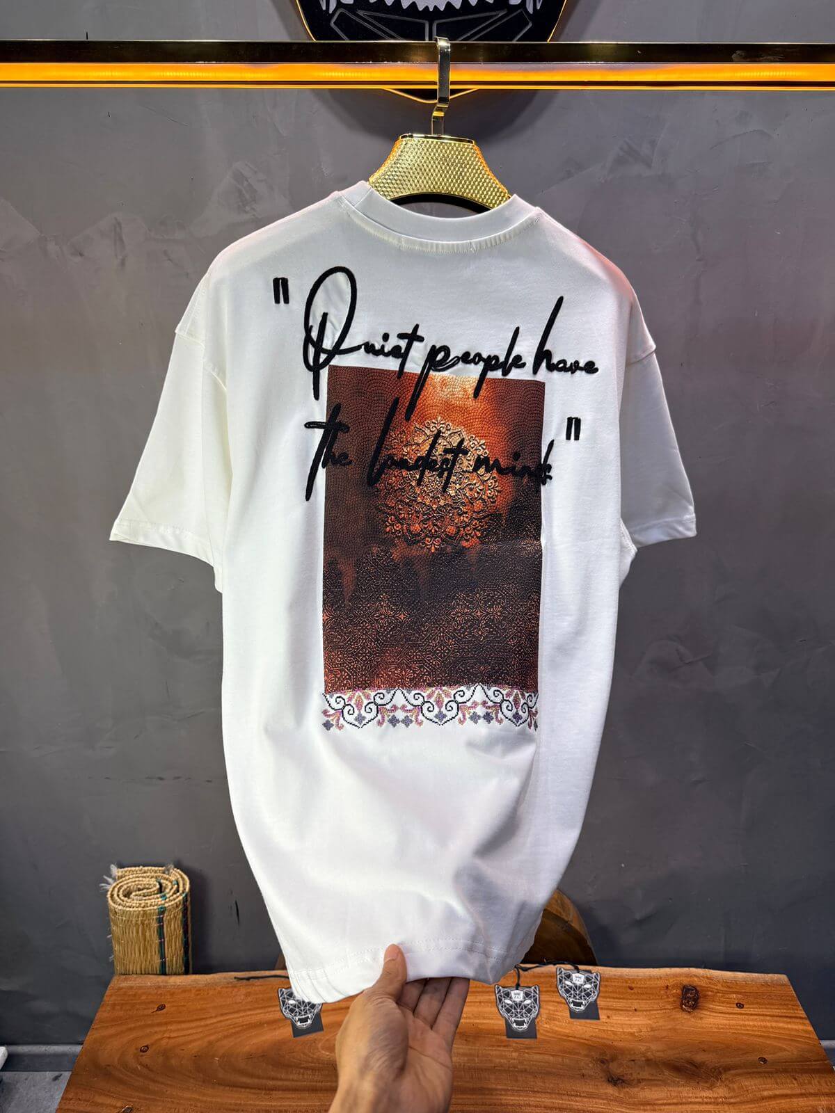 T-Shirt Oversize Blanc Urbanity 5116