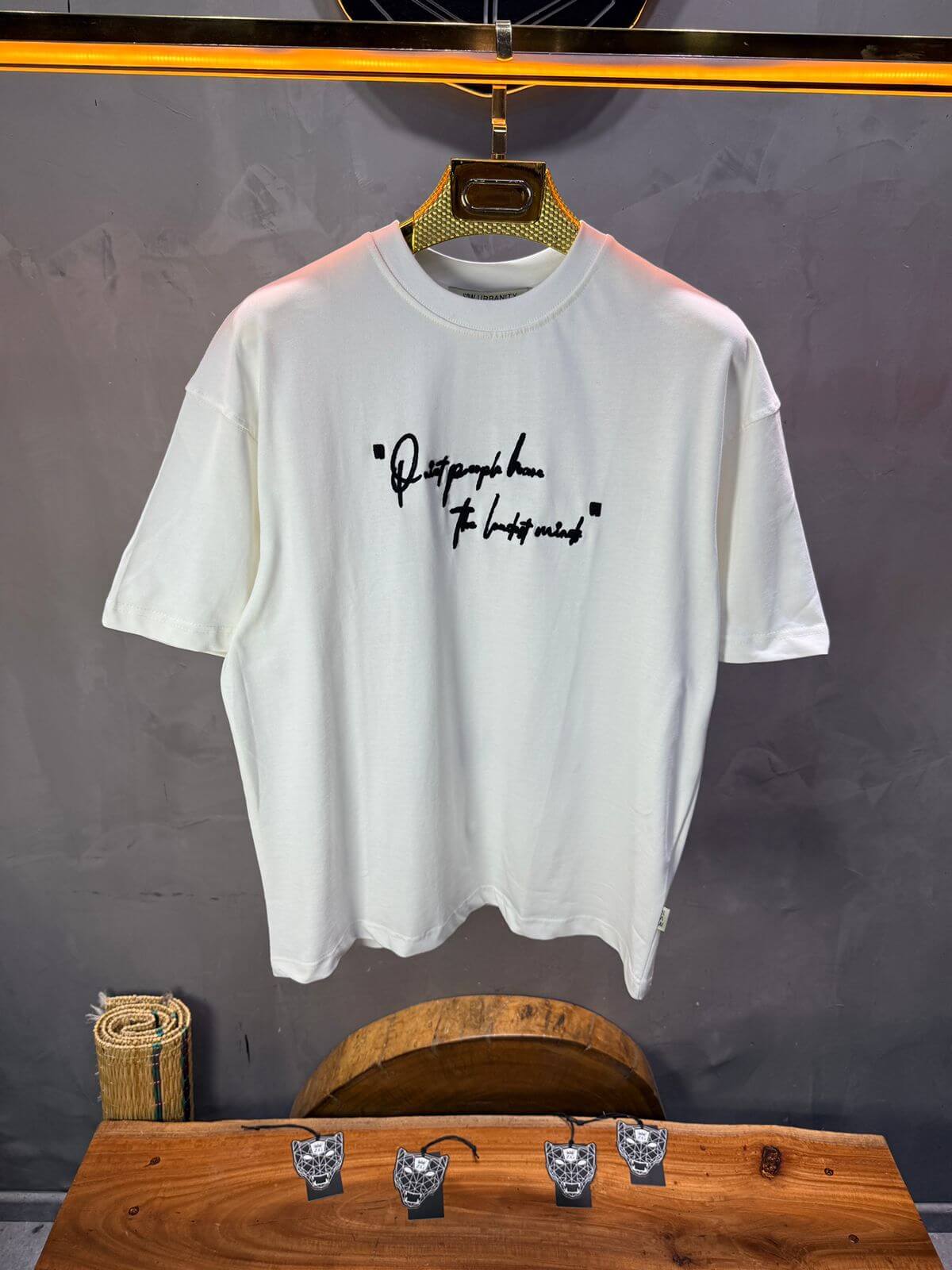 T-Shirt Oversize Blanc Urbanity 5116