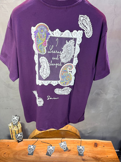 T-Shirt Oversize Move Paisley "I Learned and Changed" 5109 (Copie)