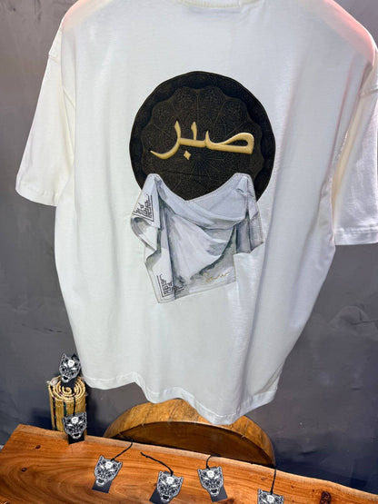 T-Shirt Oversize Blanc "Sabr" | SAW Urbanity 5129