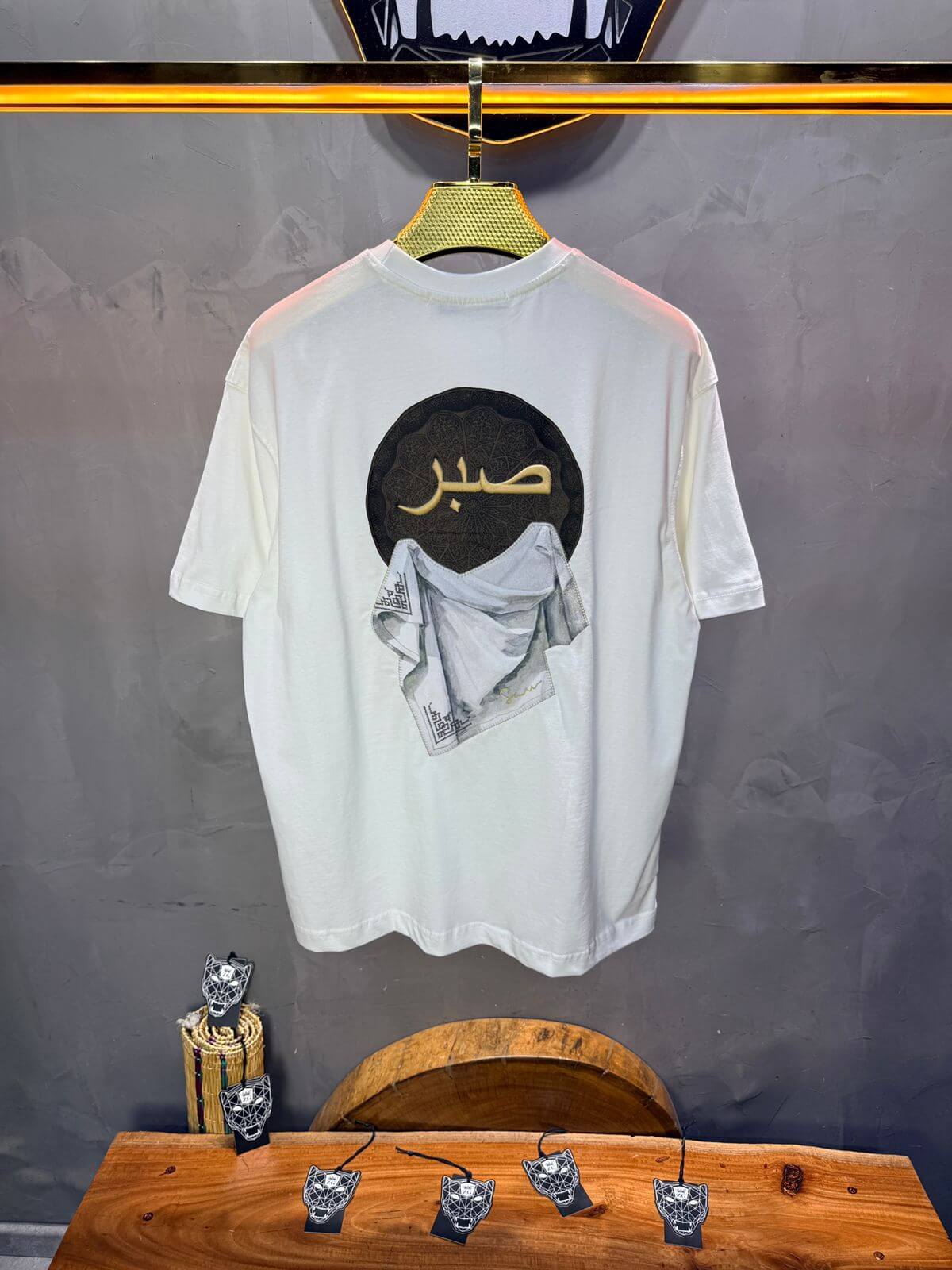 T-Shirt Oversize Blanc "Sabr" | SAW Urbanity 5129