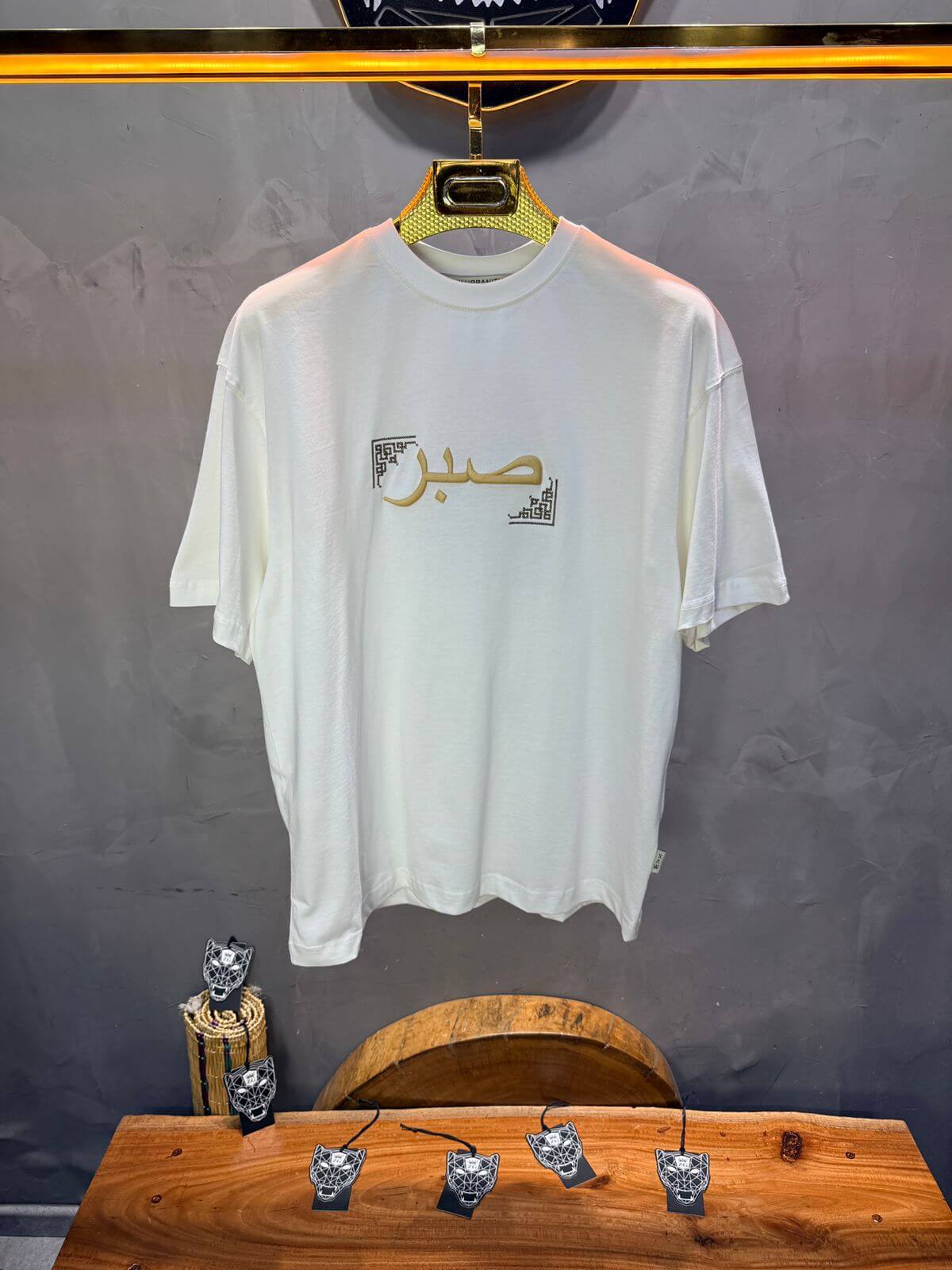 T-Shirt Oversize Blanc "Sabr" | SAW Urbanity 5129