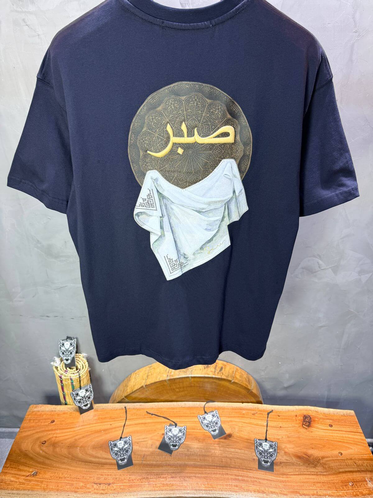 T-Shirt Oversize Navy Blue "Sabr" | SAW Urbanity 5129