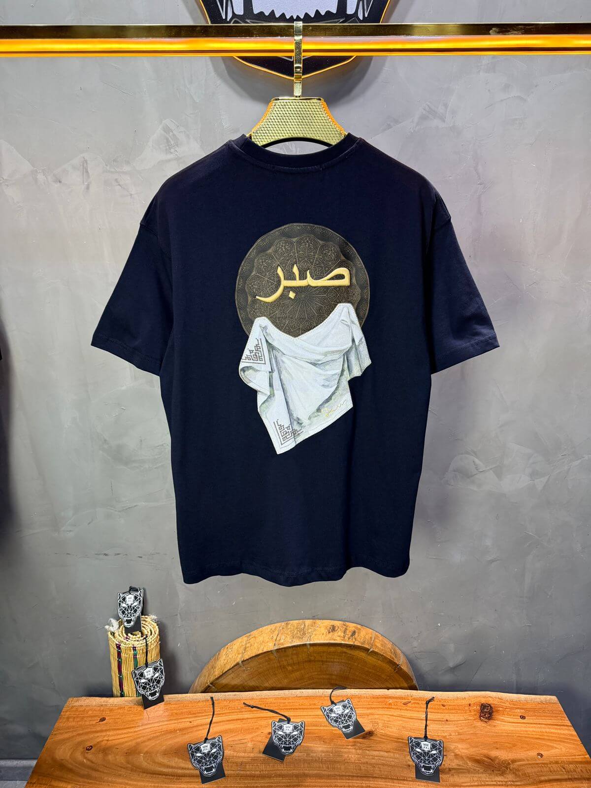T-Shirt Oversize Navy Blue "Sabr" | SAW Urbanity 5129