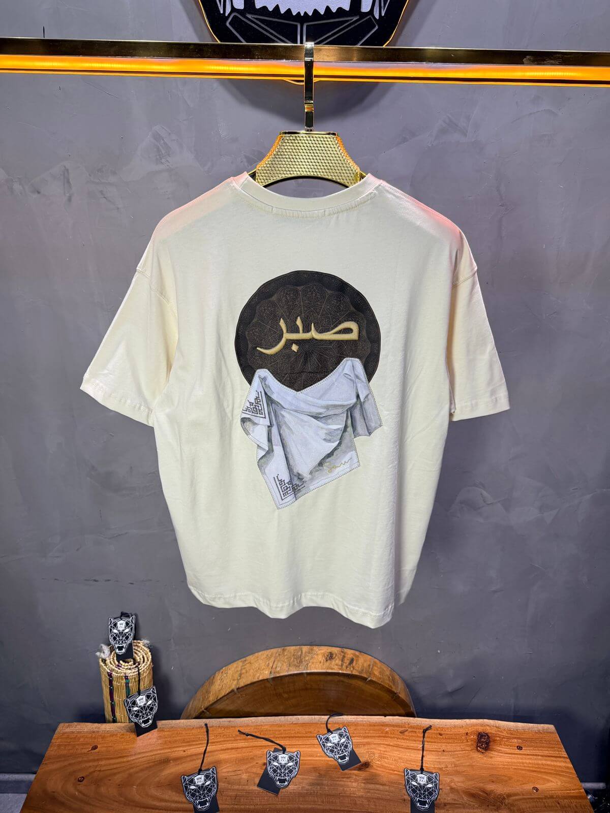T-Shirt Oversize Beige "Sabr" | SAW Urbanity 5129