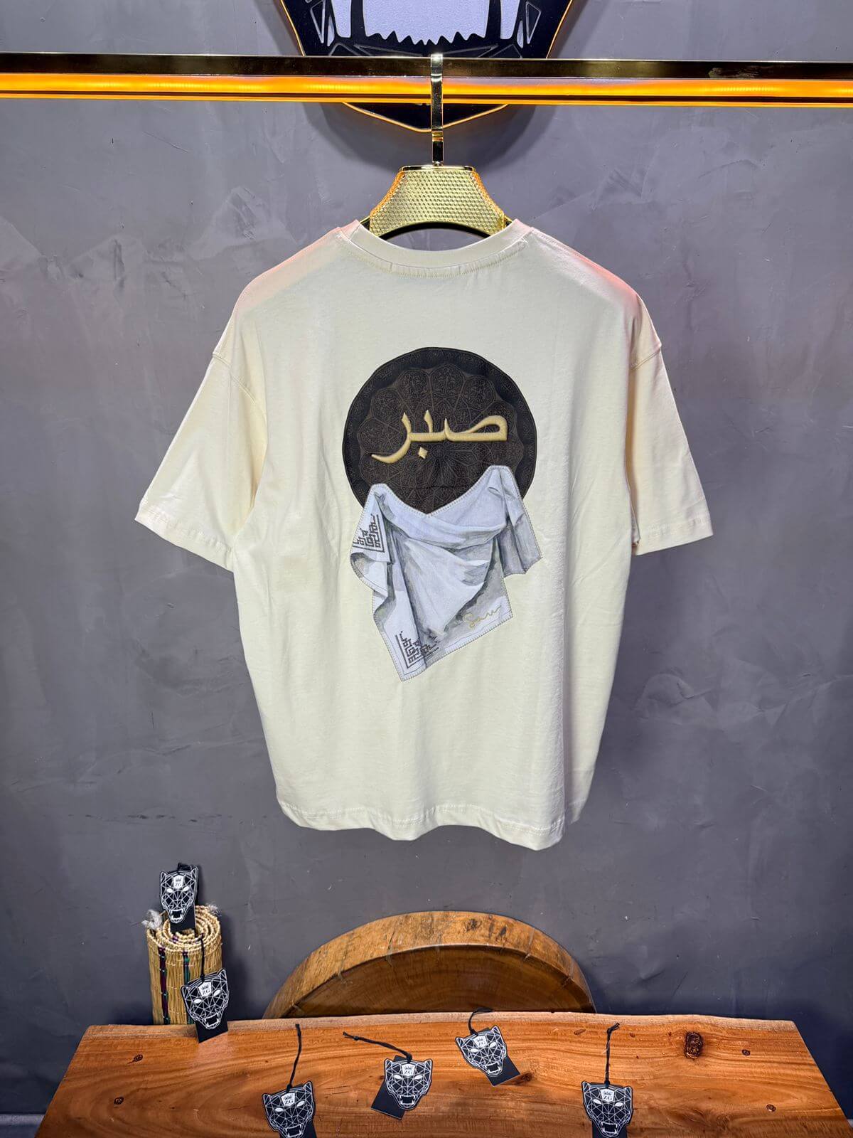 T-Shirt Oversize Beige "Sabr" | SAW Urbanity 5129