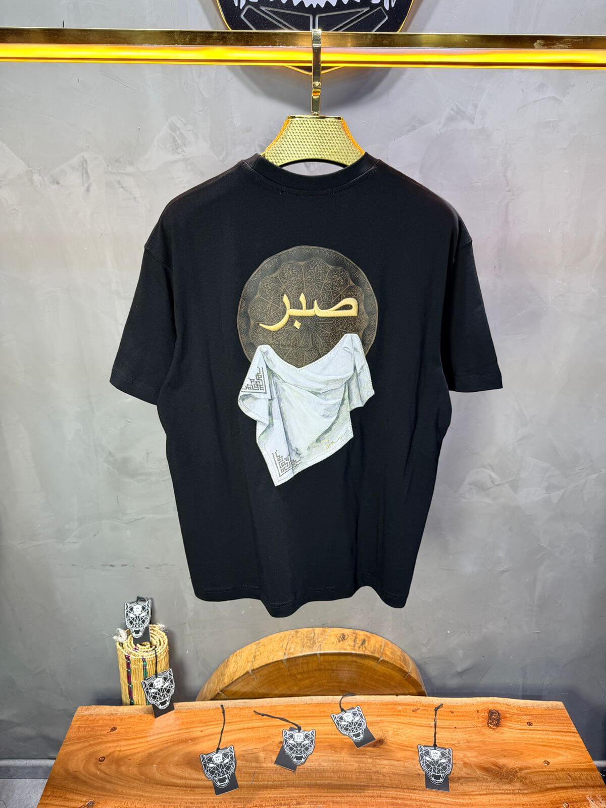 T-Shirt Oversize Noir "Sabr" | SAW Urbanity 5129