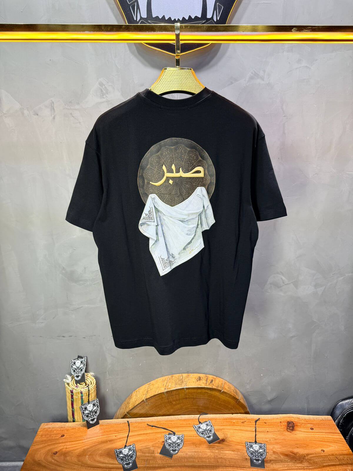 T-Shirt Oversize Noir "Sabr" | SAW Urbanity 5129
