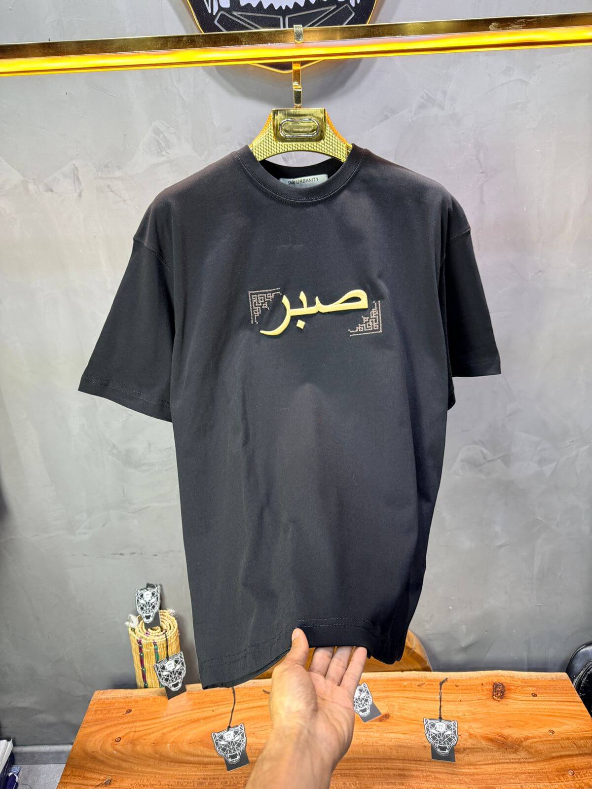 T-Shirt Oversize Noir "Sabr" | SAW Urbanity 5129