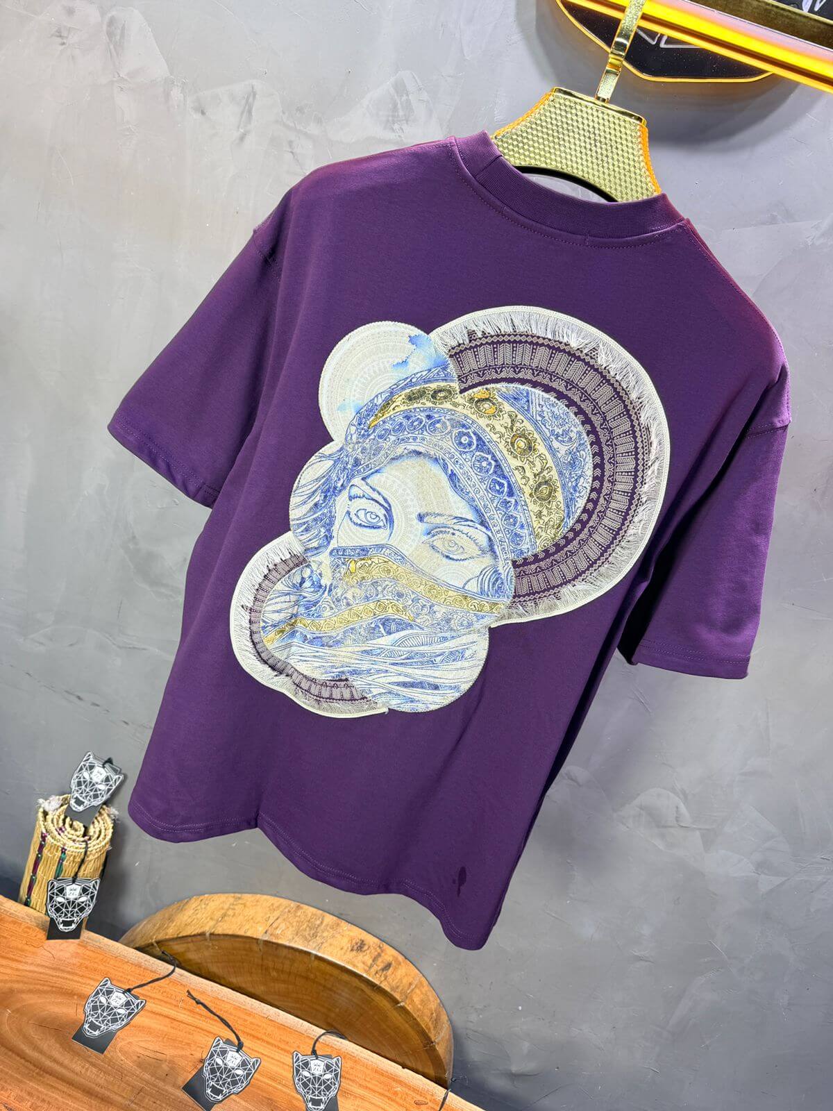 T-Shirt Oversize Move Brodé – Art Oriental 5108