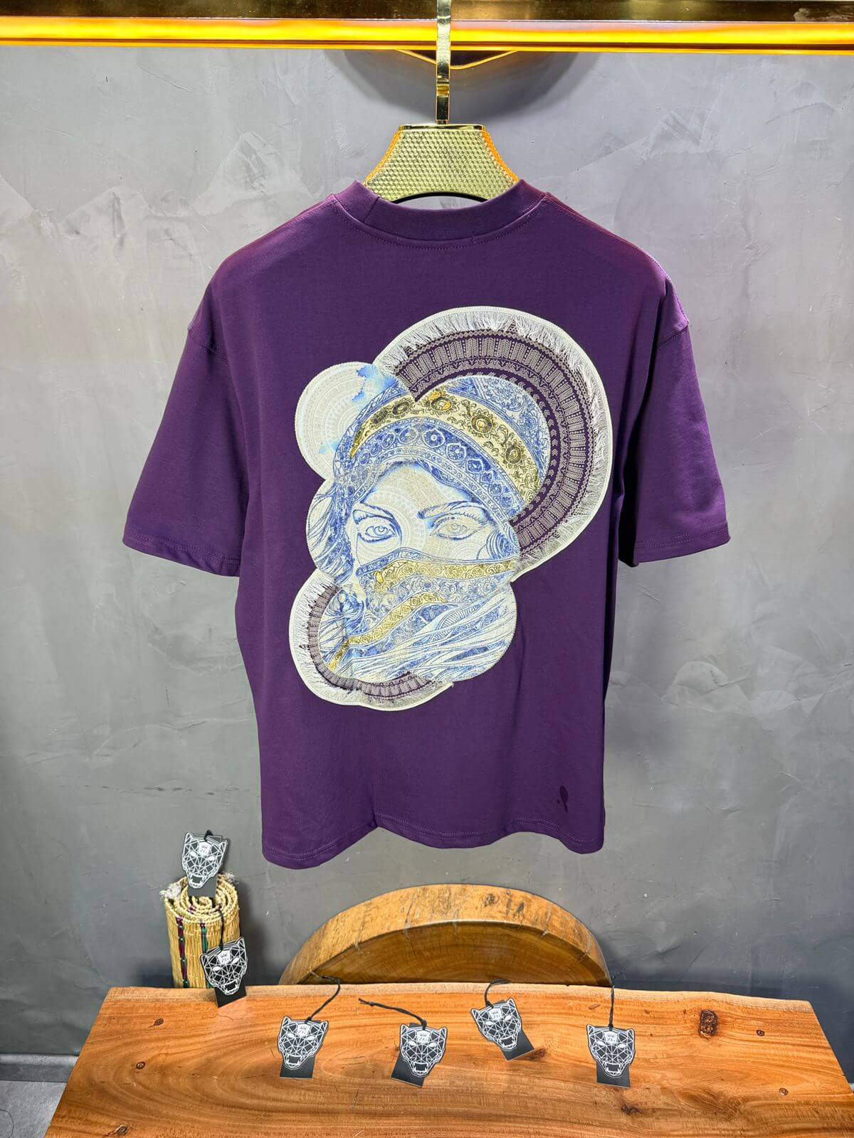 T-Shirt Oversize Move Brodé – Art Oriental 5108