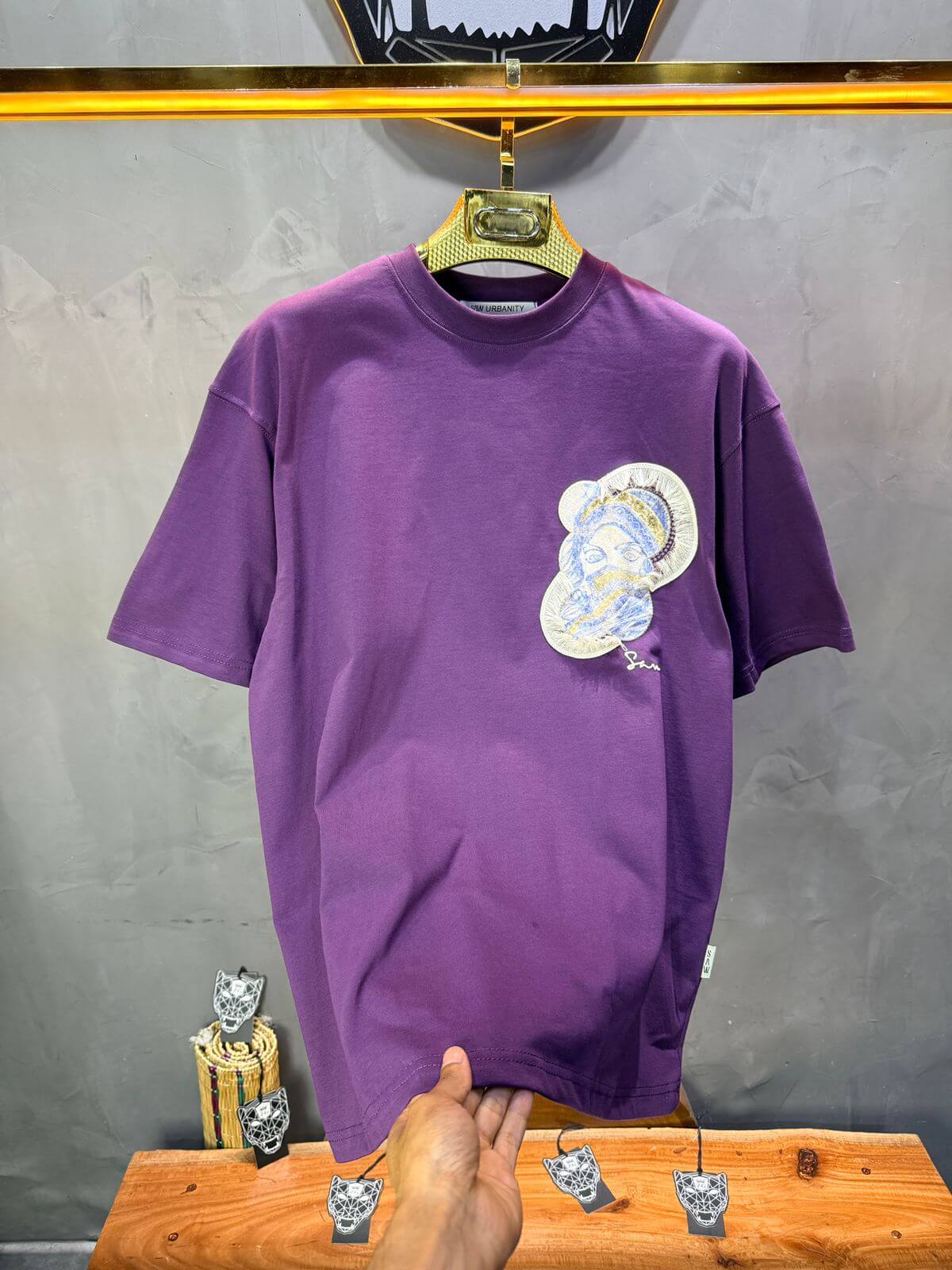 T-Shirt Oversize Move Brodé – Art Oriental 5108