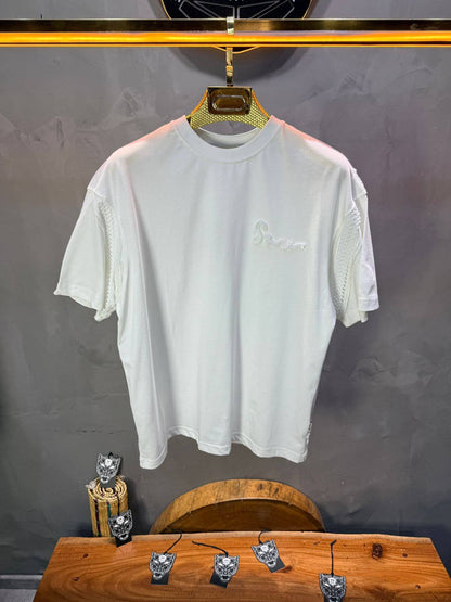 T-Shirt Oversize Blanc "Sam" Diamond | SAW Urbanity 5085