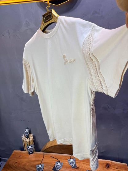 T-Shirt Oversize Beige "Sam" Diamond | SAW Urbanity 5085