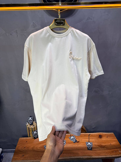 T-Shirt Oversize Beige "Sam" Diamond | SAW Urbanity 5085