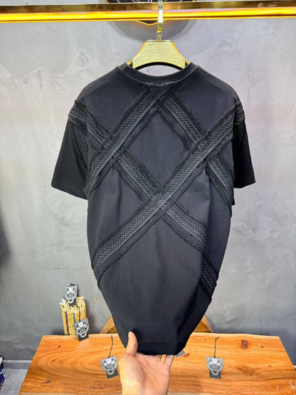 T-Shirt Oversize Noir "Sam" Diamond | SAW Urbanity 5085