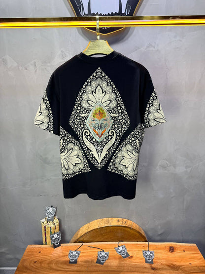 T-Shirt Oversize Noir – Paon & Paisley 5071