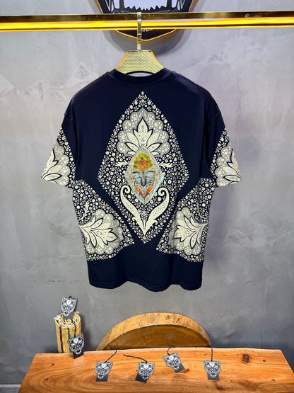 T-Shirt Oversize Navy Blue – Paon & Paisley 5071