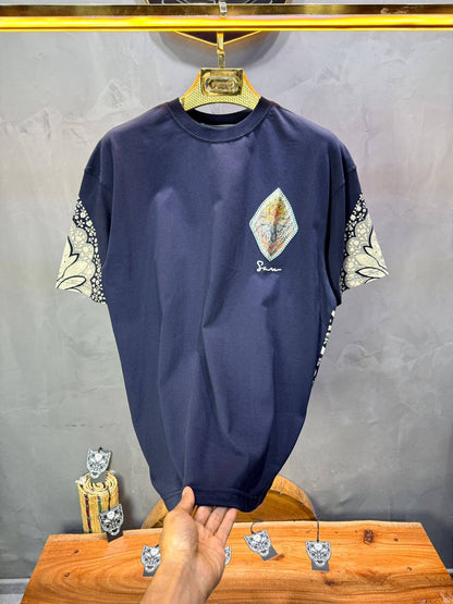 T-Shirt Oversize Navy Blue – Paon & Paisley 5071