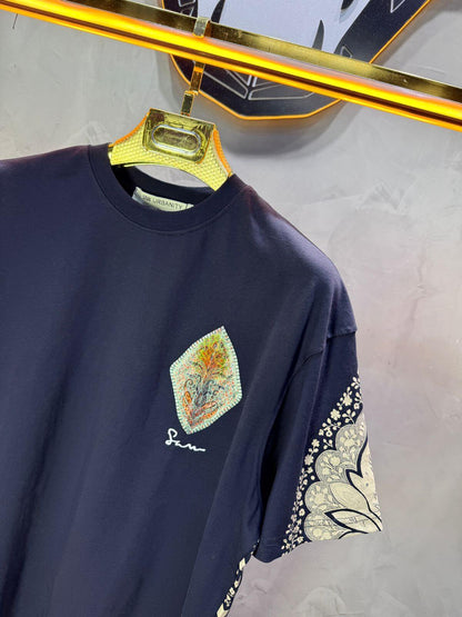 T-Shirt Oversize Navy Blue – Paon & Paisley 5071