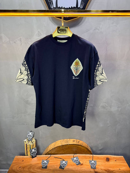 T-Shirt Oversize Navy Blue – Paon & Paisley 5071